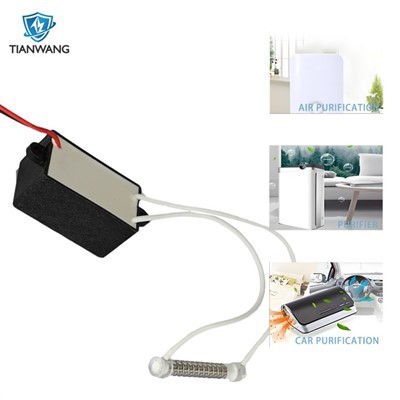 Deunydd Newydd 50mg 100mg DC 12V Purifier Aer Mini Generator Osôn Ionizer Ar gyfer Offer Cegin
